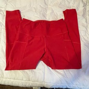 Layer 8 leggings red -M